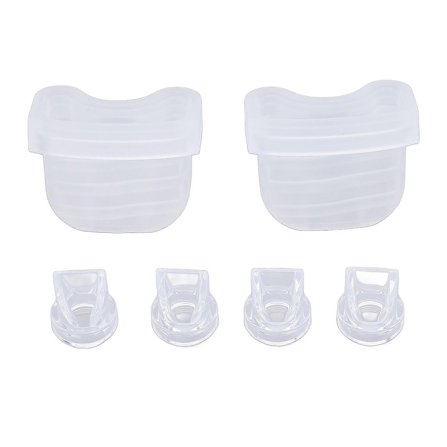4pcs Duckbill Valves and 2pcs Silicone Diaphragm Fit for S21 Breastfeeding Pump Replacement Accessor