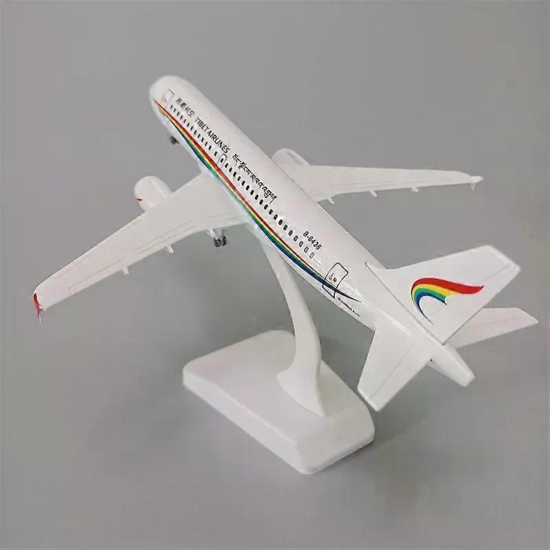 19cm合金 メタル エア 中国チベット航空 エアバス 321 A321 エアウェイズ ダイキャスト飛行機 模型飛行機 飛行機 ランディングギア ホイール付き