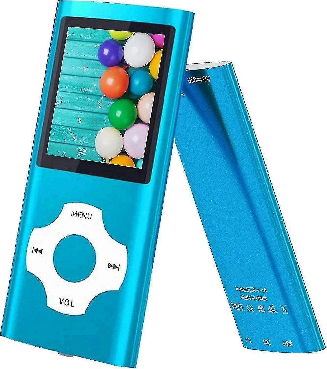 Mp3 Music Player 32GB Memory Sd Card Slim Classic Digital Lcd