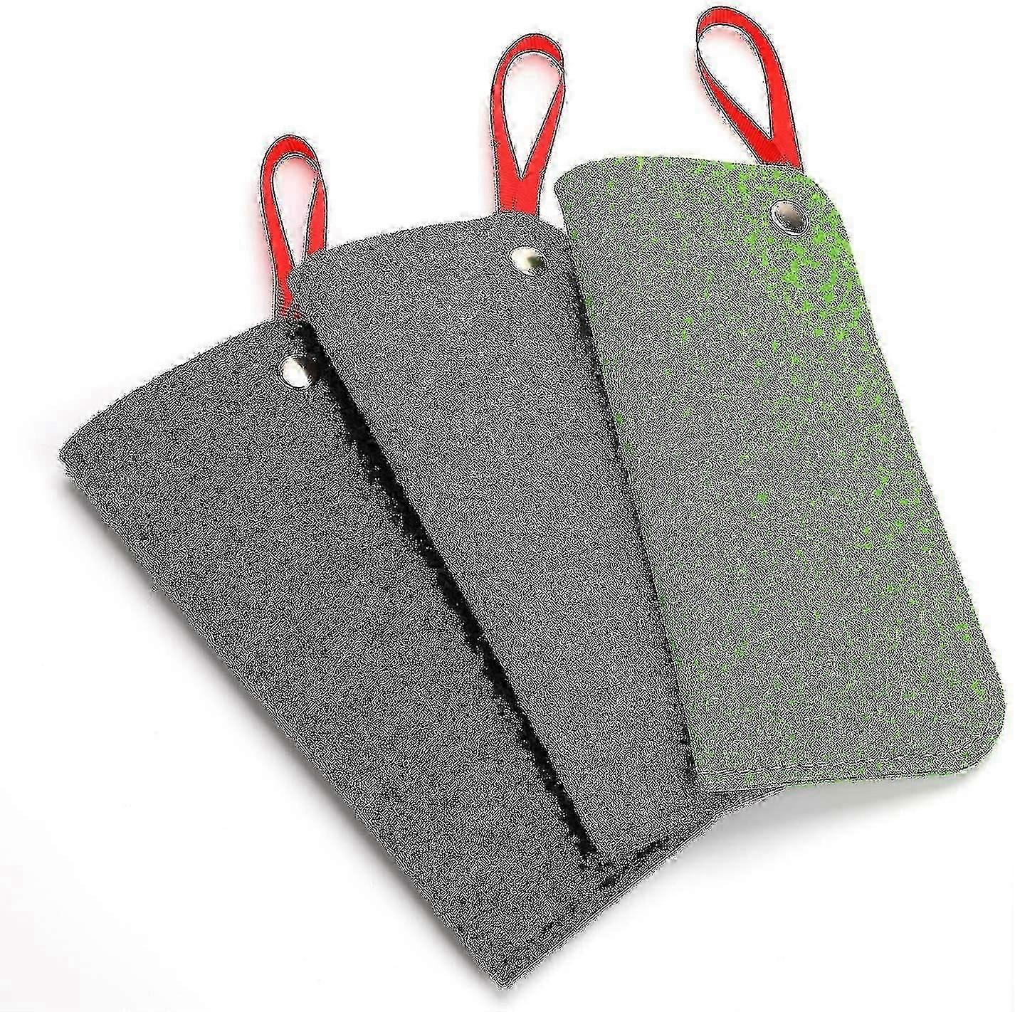 Soft Eyeglasses Case 3 Pack, Felt Portable Travel Slip In Eyeglasses Case, Soft Sunglasses Case Pouch Holder