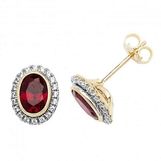 Boucles d’oreilles en or jaune 9CT ES1202R