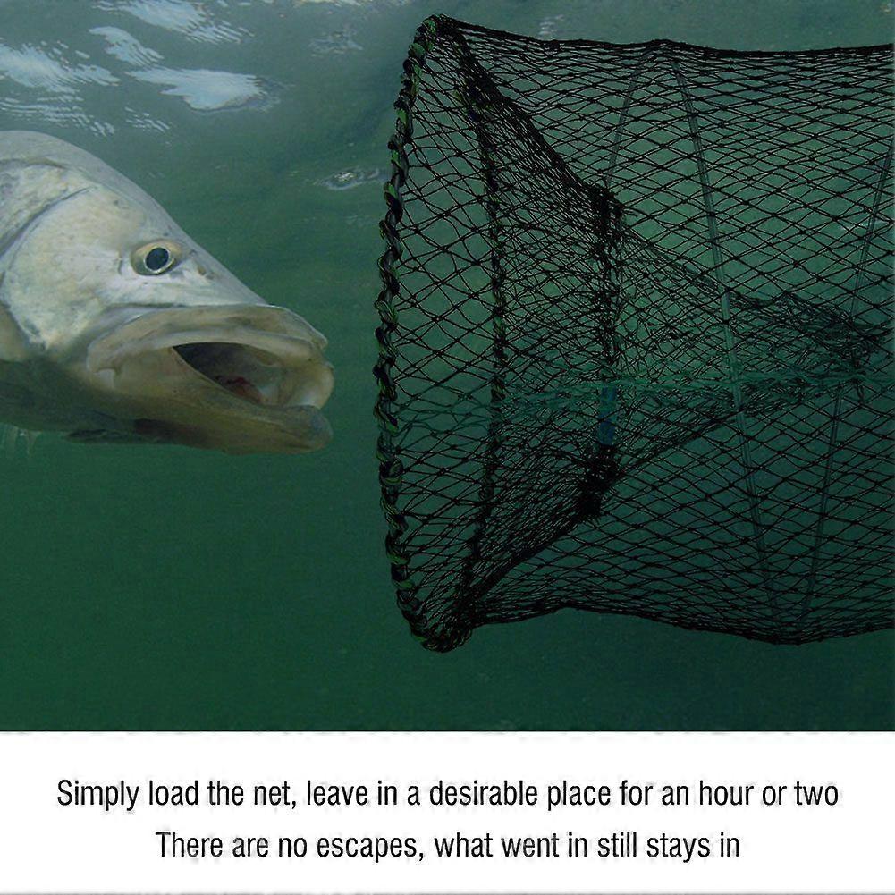 Foldable Fish Trap for Lobster, Crayfish, Crab, and Shrimp - Net for Easy Catching