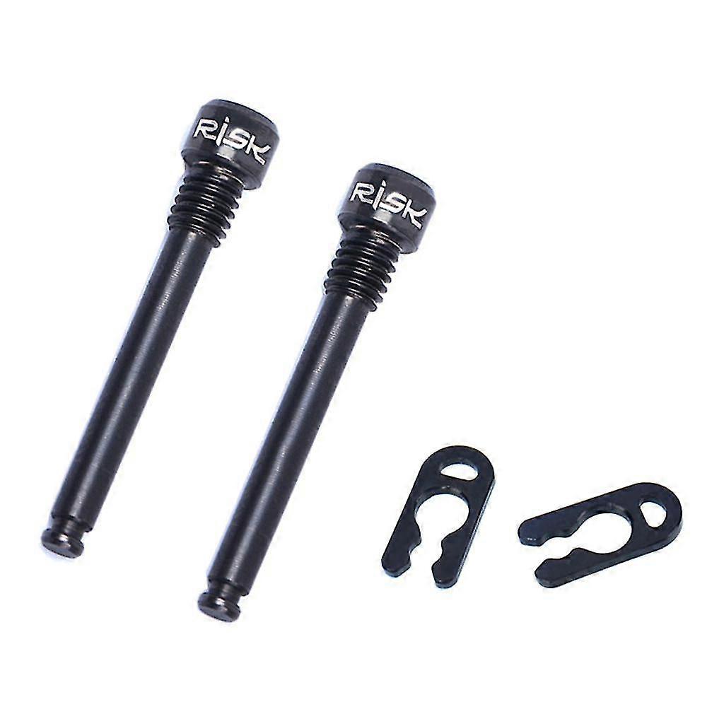 2 Pack of Colorful M4 Threaded Hydraulic Disc Brake Bolts with Fixed Plugs