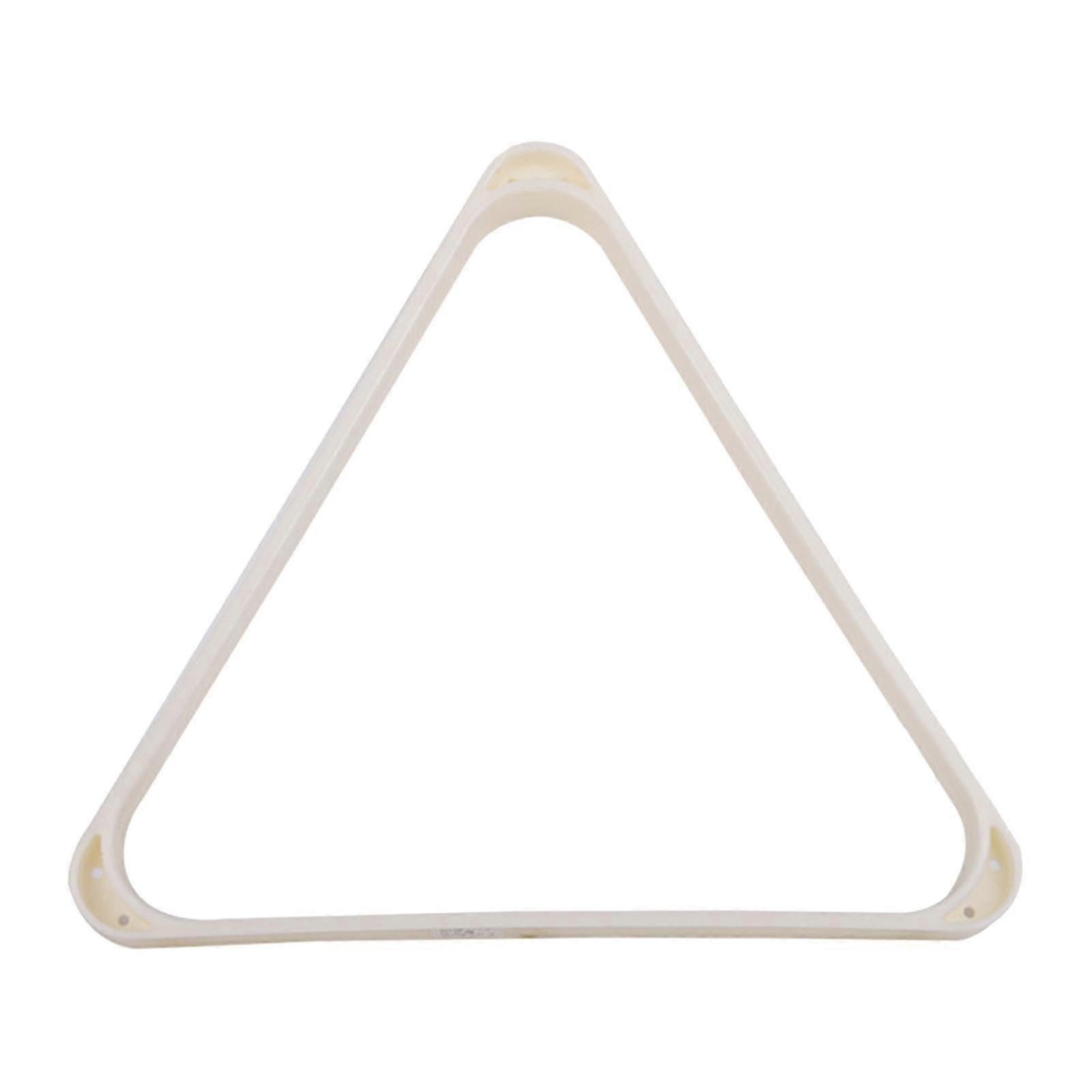 Pool Table Triangle Ball Rack White for Billiard Room Indoor Game Pool Balls