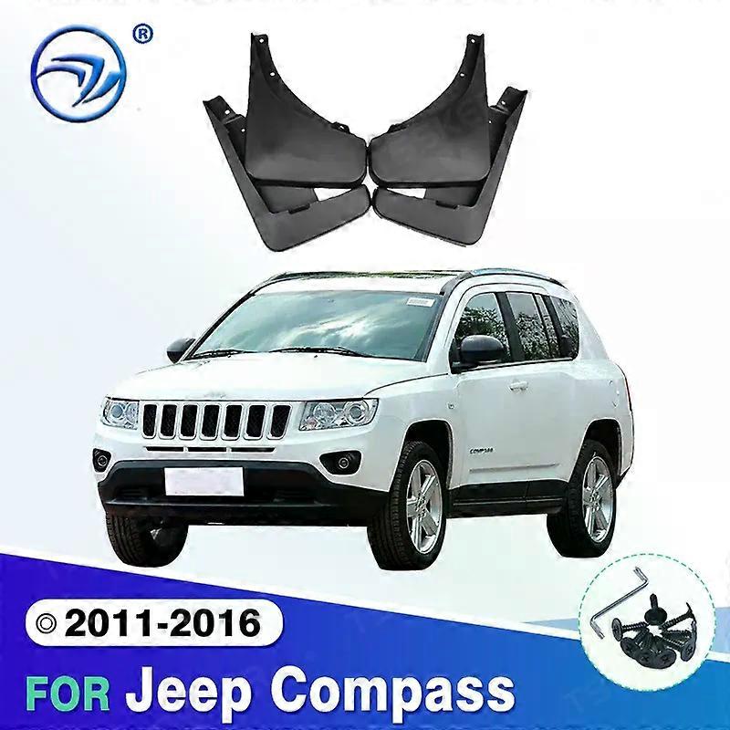 Compatible For Jeep Compass 2011-2016 2012 2013 2014 2015 Mudflaps Splash Guards  Mudguards Mud Flaps Fender car Accessories