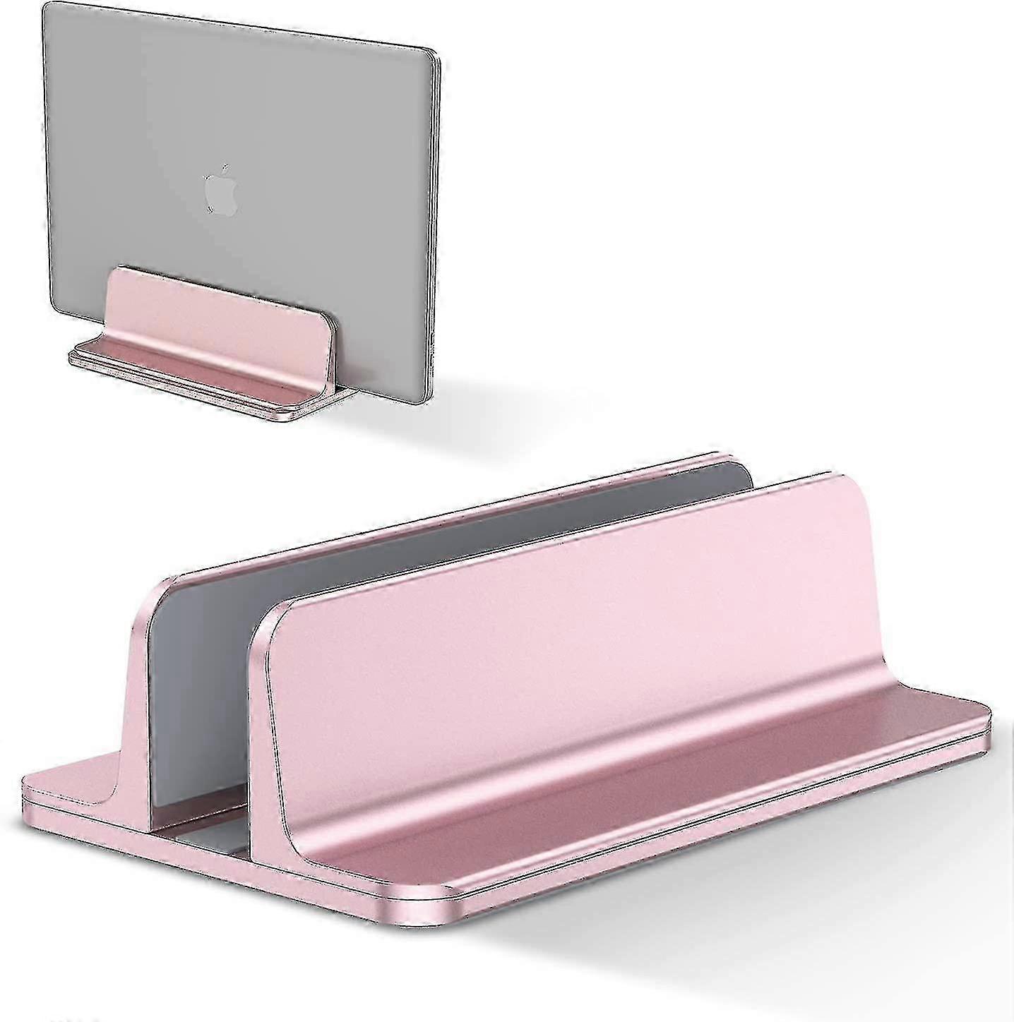Pink Aluminum Adjustable Vertical Laptop Stand