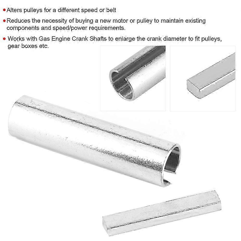3インチエンジンシャフトアダプター5/8インチx 3/4インチプーリーボアレデューサースリーブブッシュシーブ(キー付き)