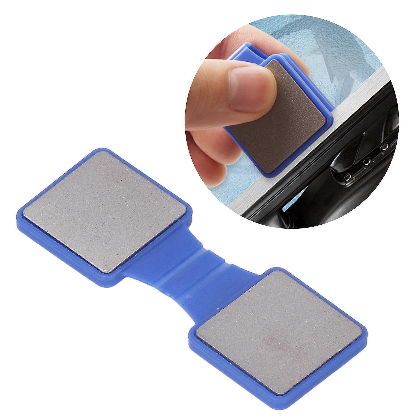 Ice Skate Blade Sharpener Double Sided Diamond Ceramic Speed Skating Edge Grinder Sharpening Tool