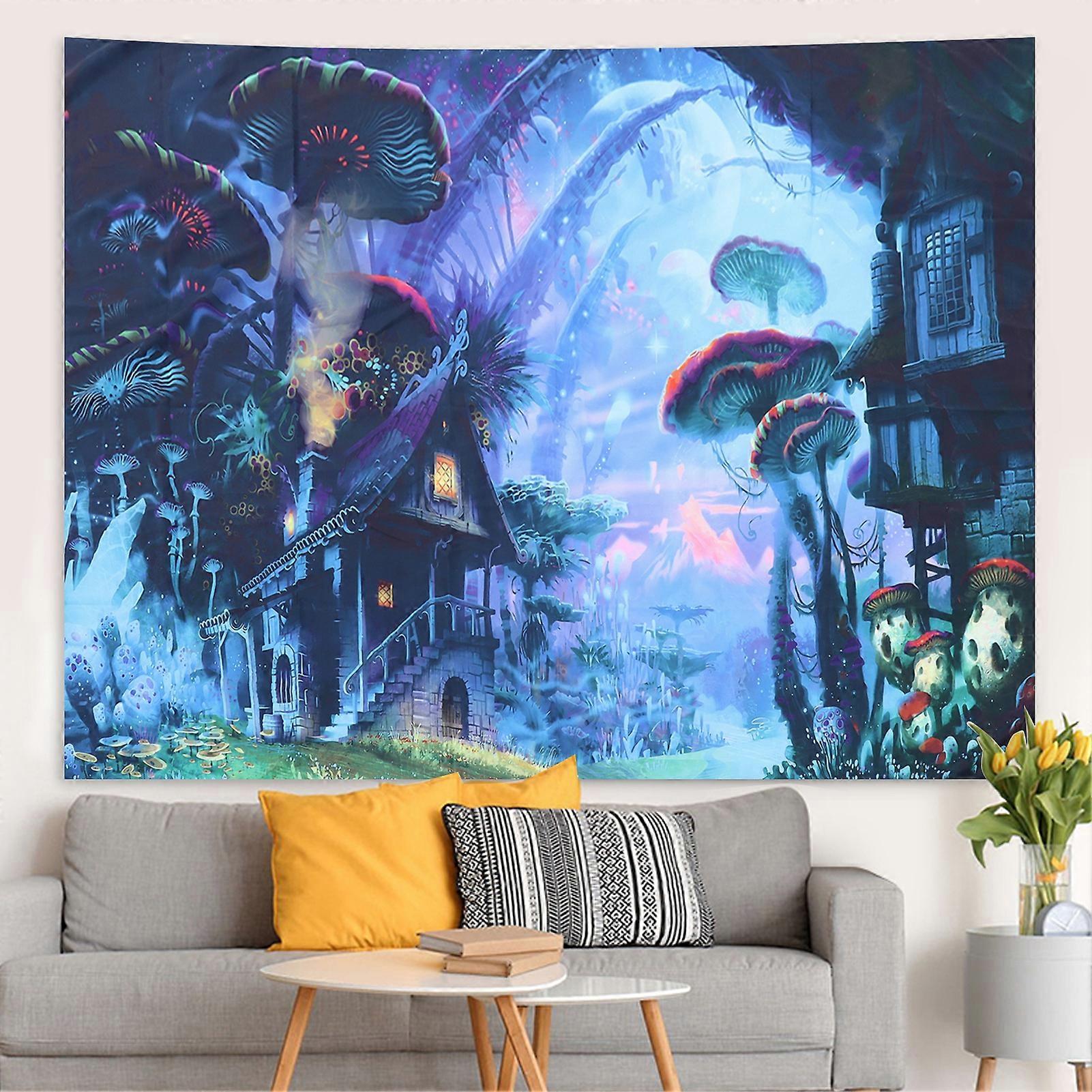 Forest Tapestry Wall Hanging 150x150cm Polyester Beach Blanket