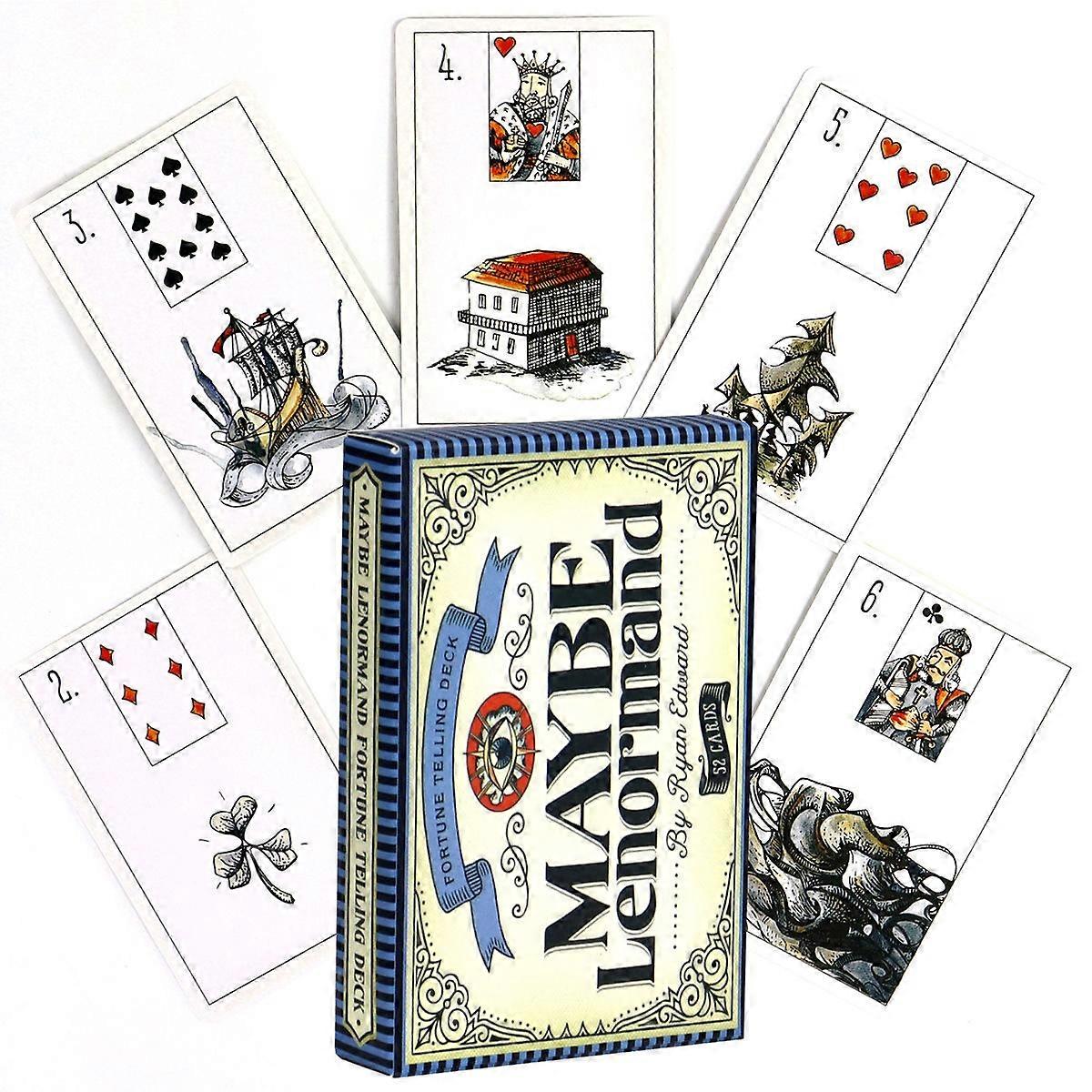 Lenormand Oracle Cards Deck - Divination, Intuition & Guidance