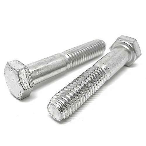 (10 Pieces) 1/2-20x3' Stainless Steel 18-8 (T304) Hex Cap Screws Bolts UNF Fine Partial Threads Plain