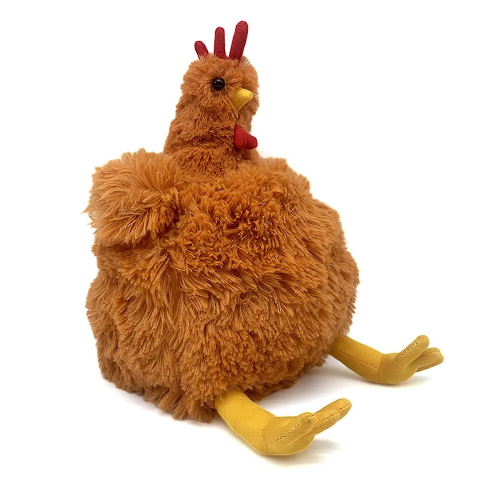 Lovely Simulation Plush Hen Doll Super Soft Cotton Hugging Pillow for Sofa Car Pillow-2025-ss