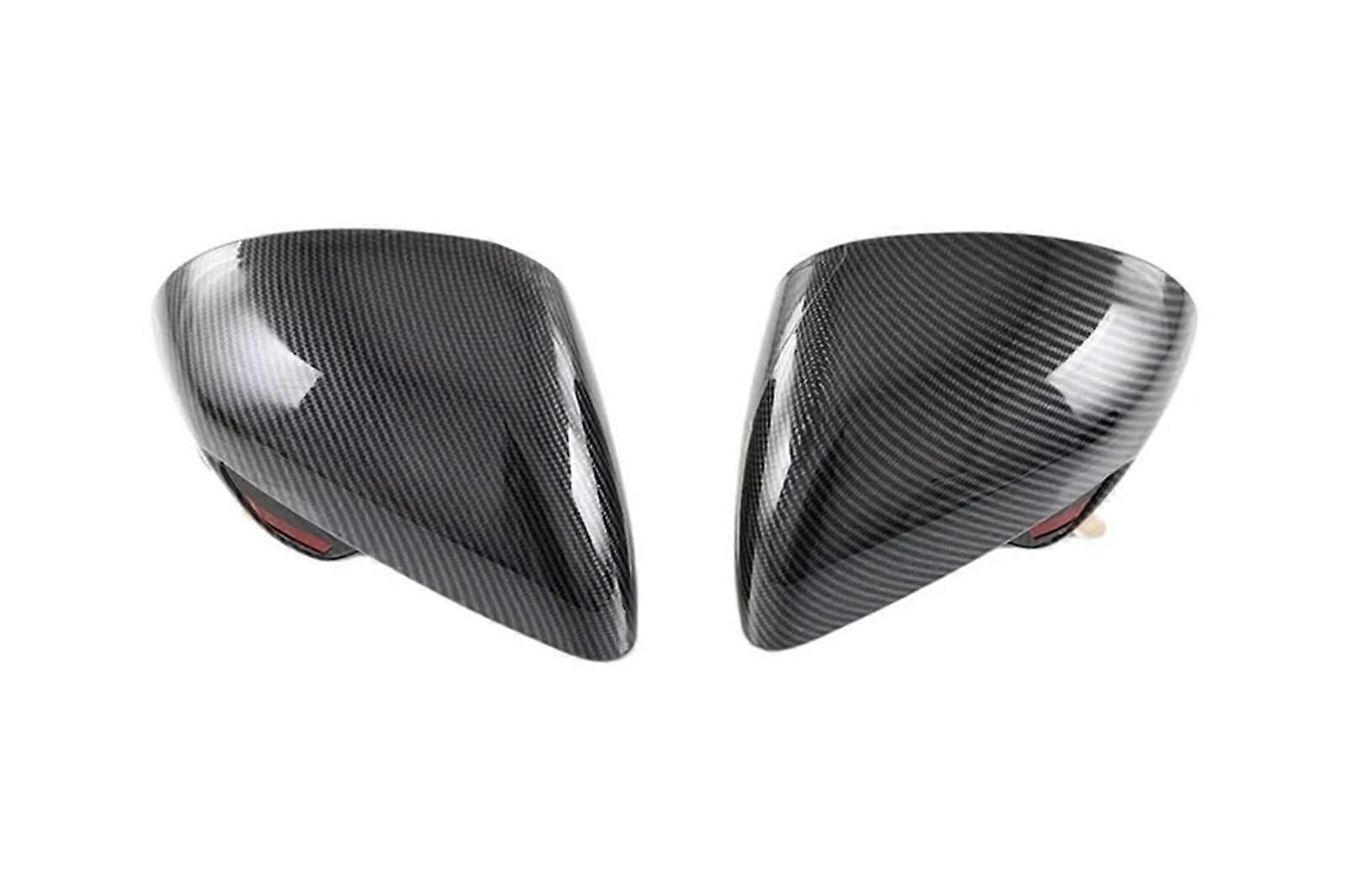 BYD Dolphin Replacement Car Side Mirror Frame Covers, Carbon Black Garnish, Compatibility: 1 Pair Rear View Mirrors