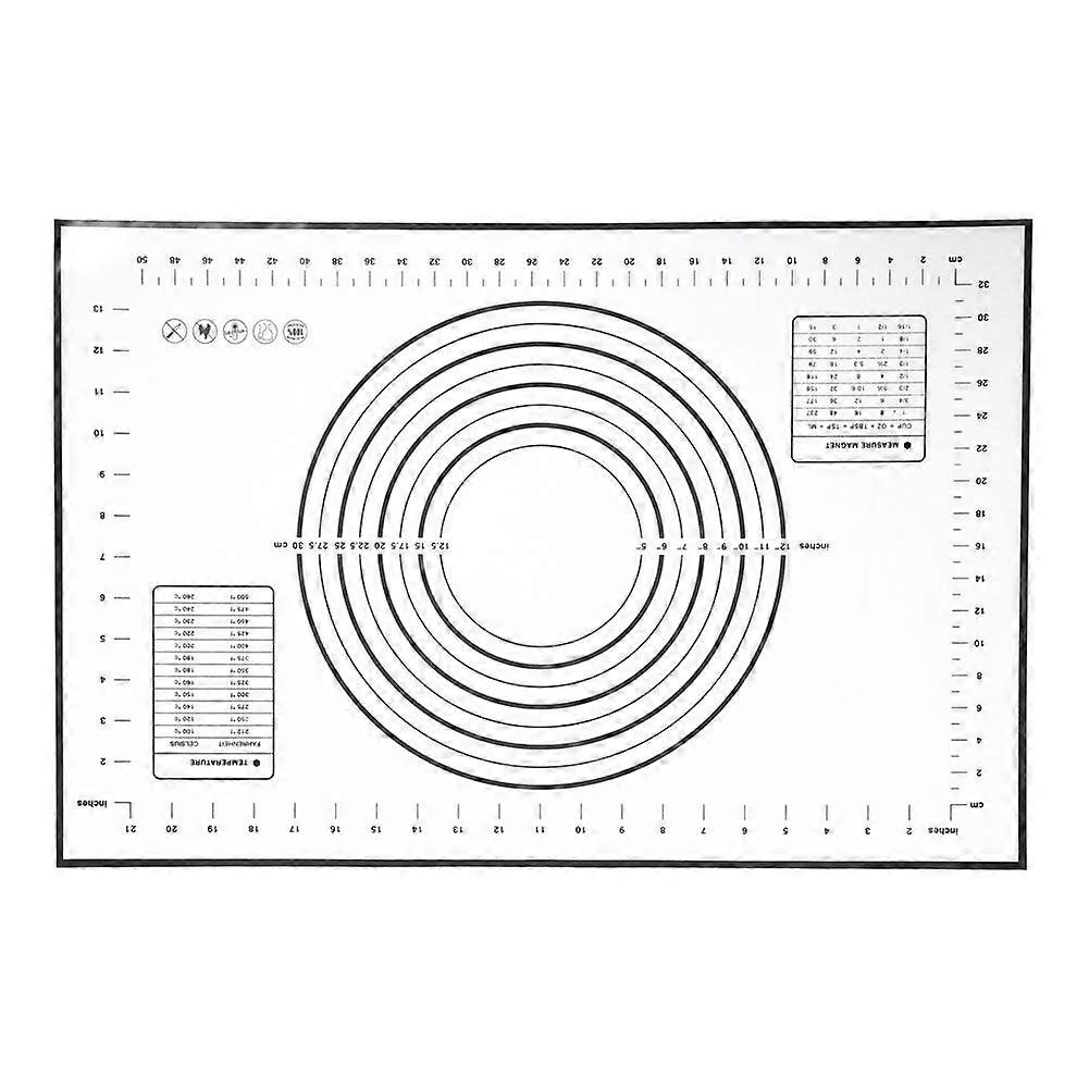 40x60cm Nonstick Silicone Baking Mat, Cake Rolling Dough Pad