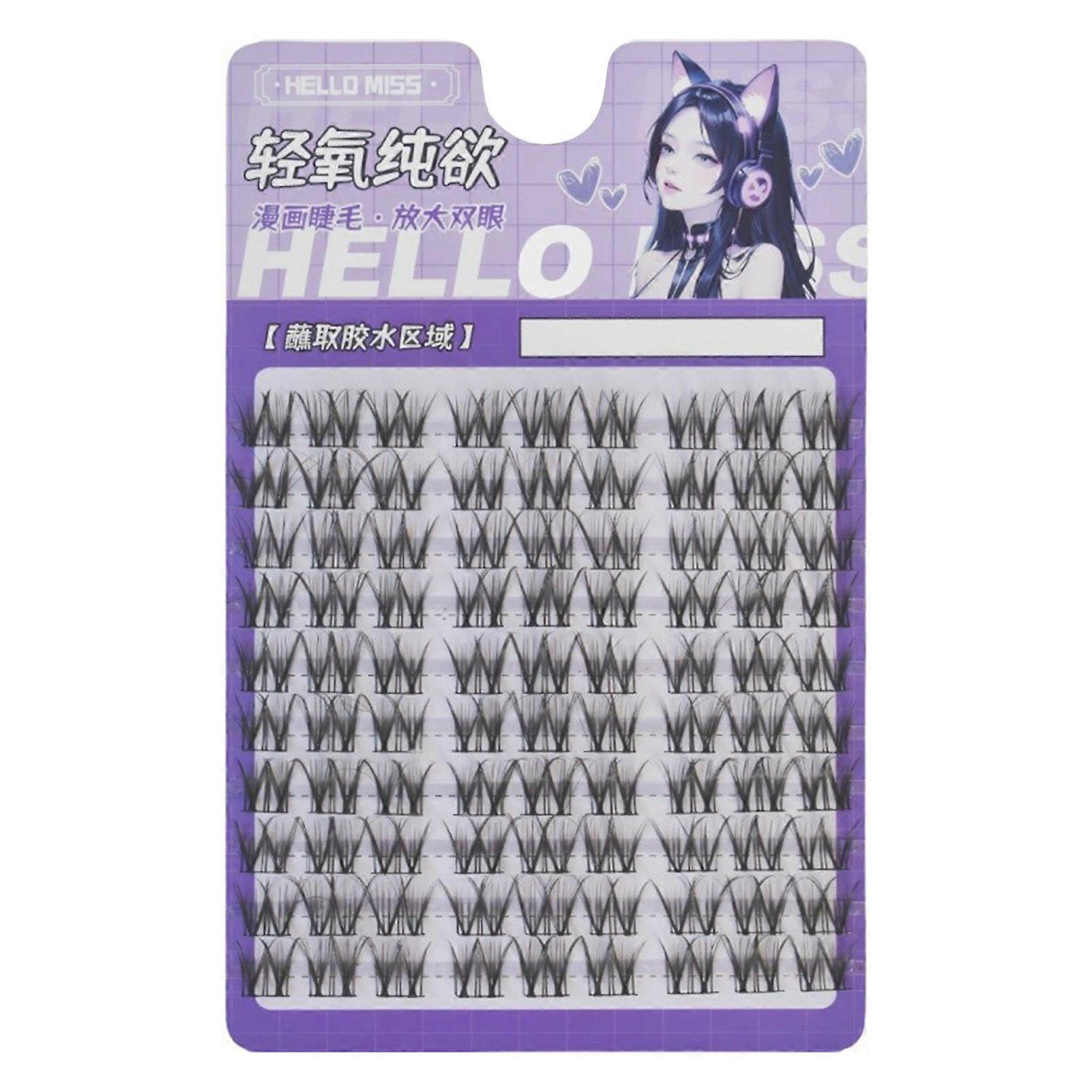 Black Natural Lash Clusters Individual Lashes Cluster Eyelash Extensions