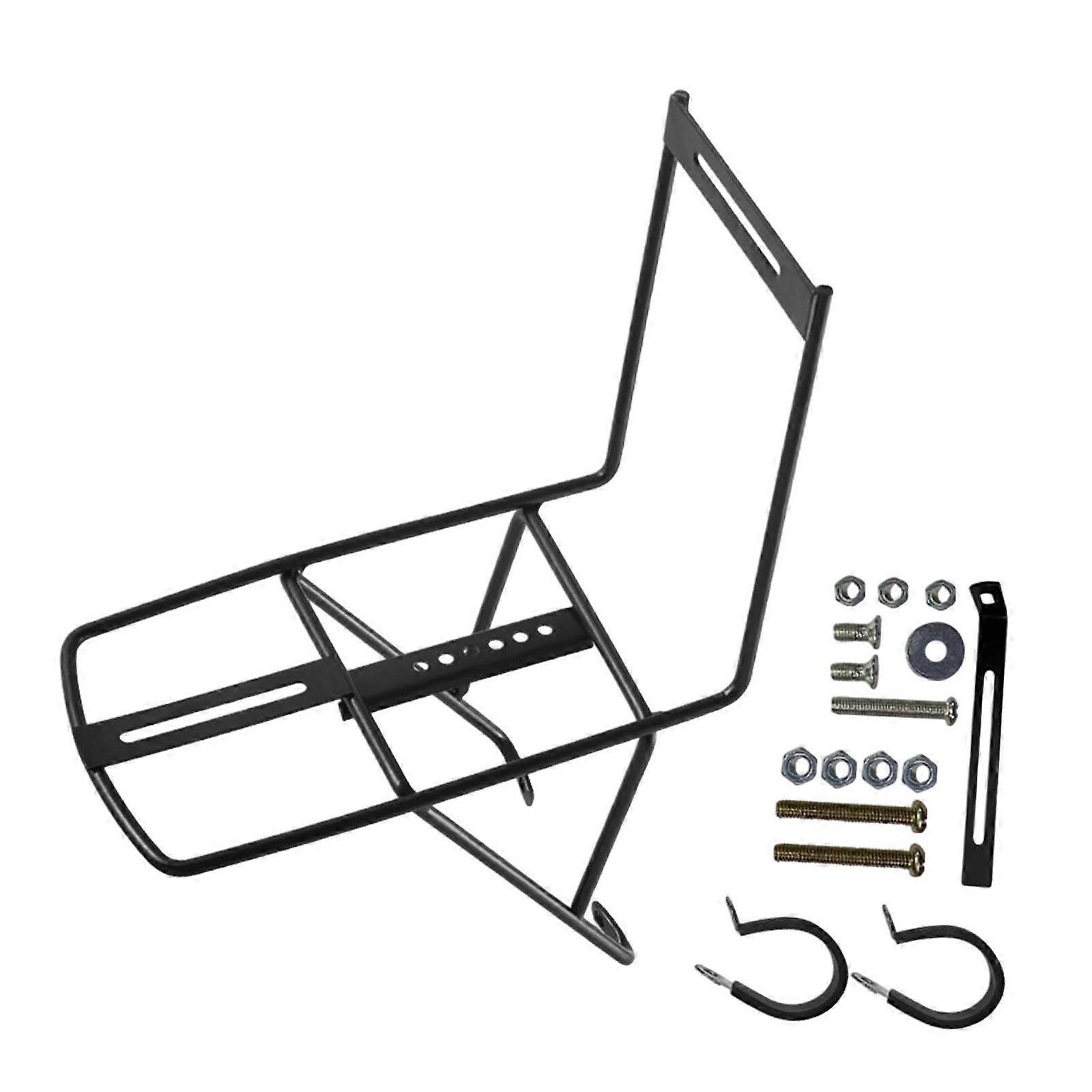 Bike Front Cargo Rack Bicycle Front Fork Rack Holder Stand Bicycle Fork Mount