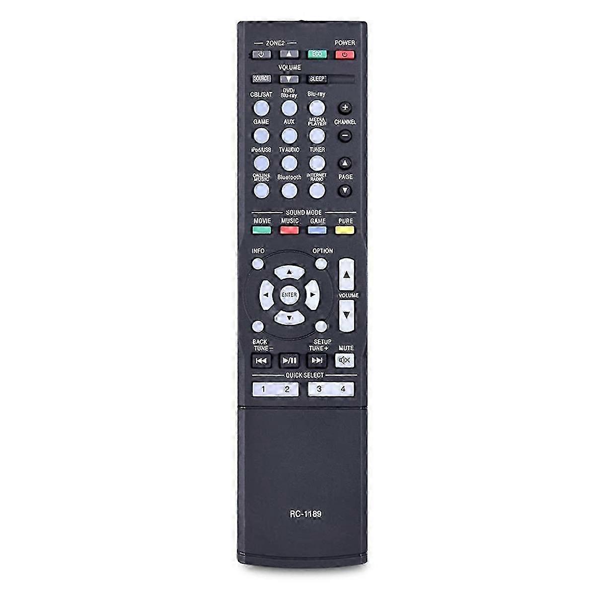 Remote Control RC-1189 Replacement for Denon AV Receiver AVR-S700W AVR-S710W AVR-S720W AVR-X1100W AV Edition 0610