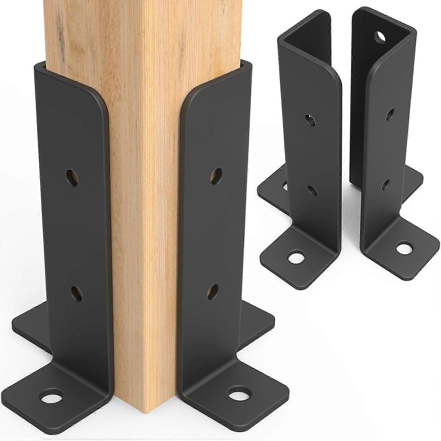 High quality brand new 4 Pcs Adjustable Deck Post Anchor Base Brackets Fit