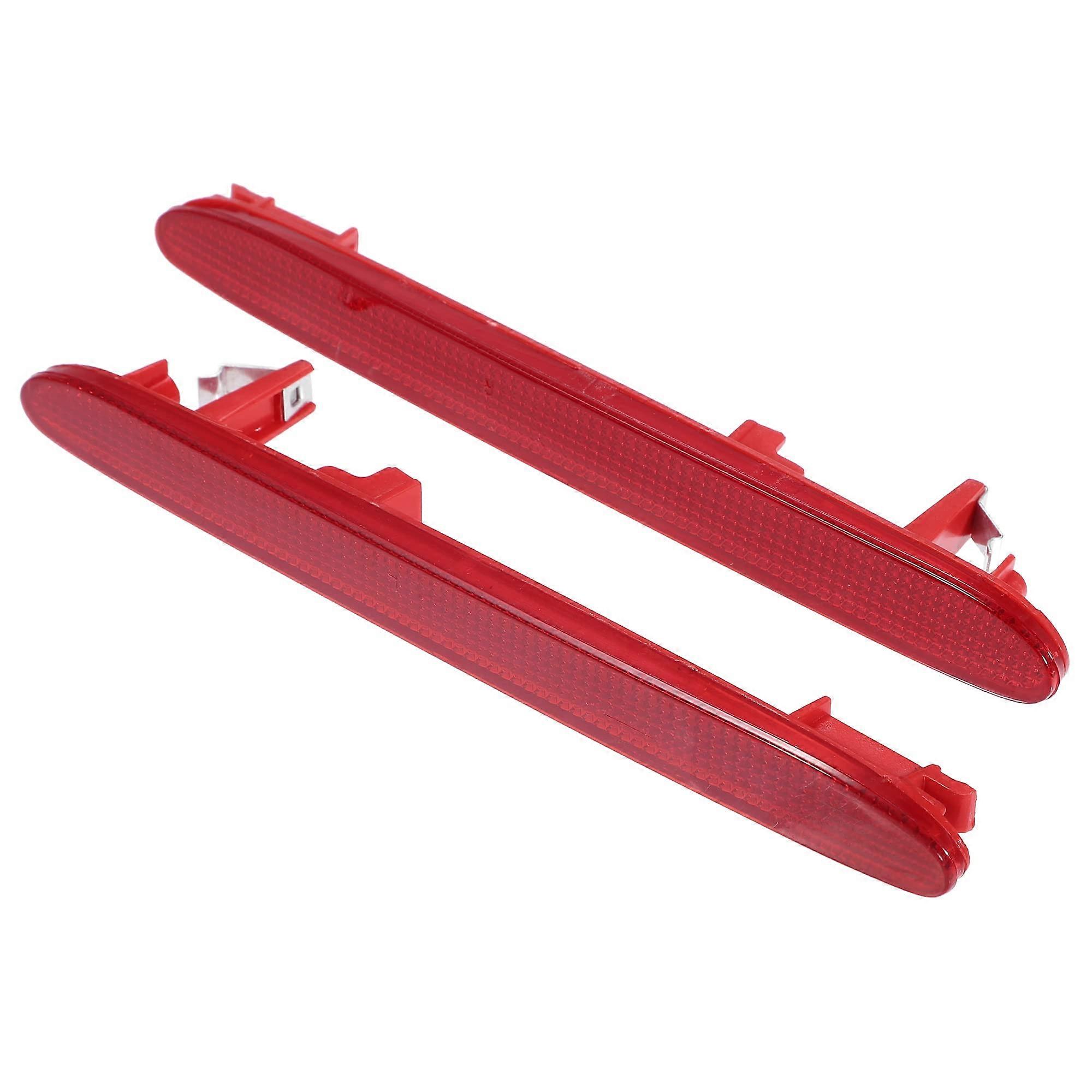 Car Rear Left Right Bumper Reflector 33555SEA013 33505SEA013 for Honda CRV EX LX SE 20052006 Plastic Red (Set of 2)