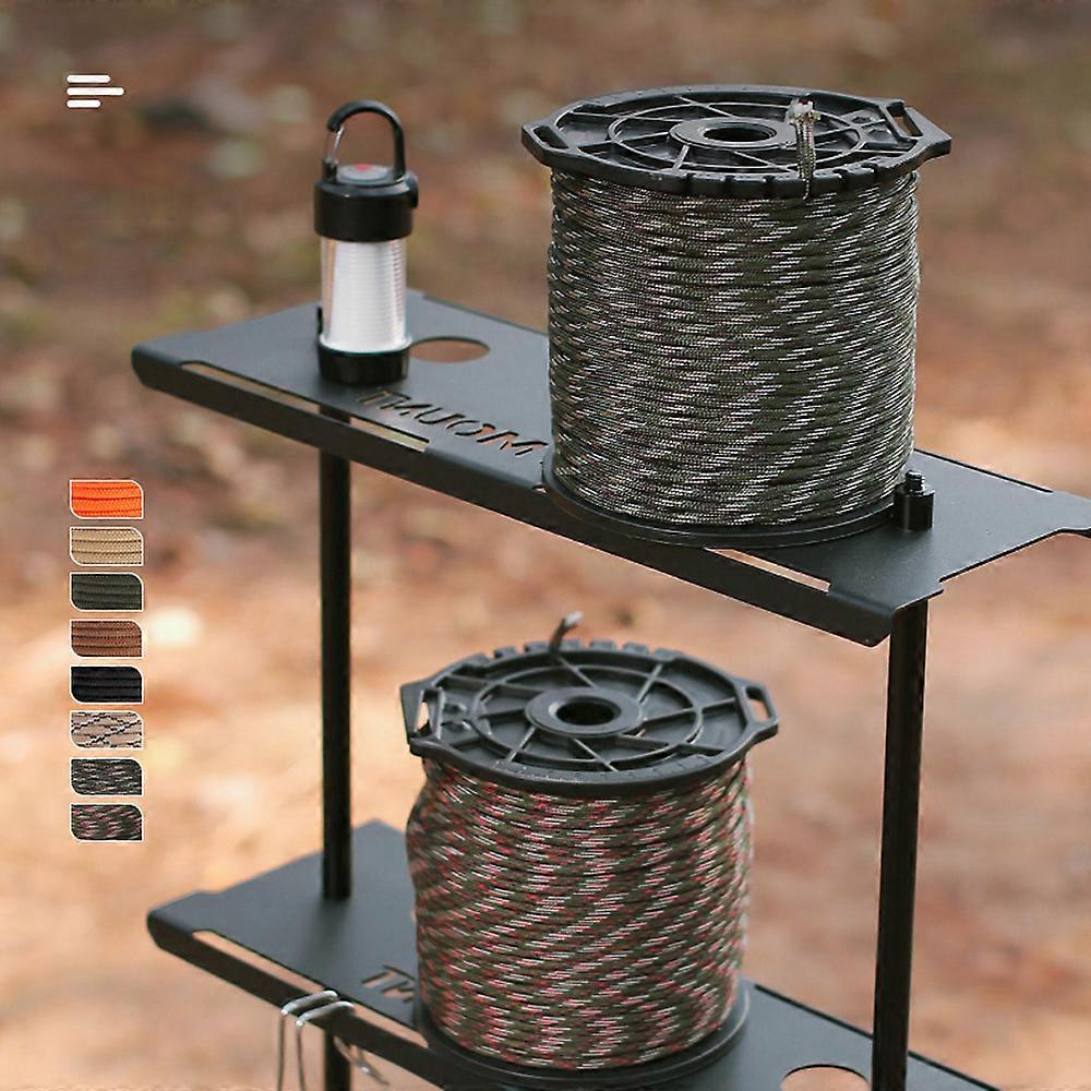 Outdoor Multi-function Spool 9core Paracord Rope 4mm Thick Binding Rope Clothesline Tent Wind Rope Climbing Rope
