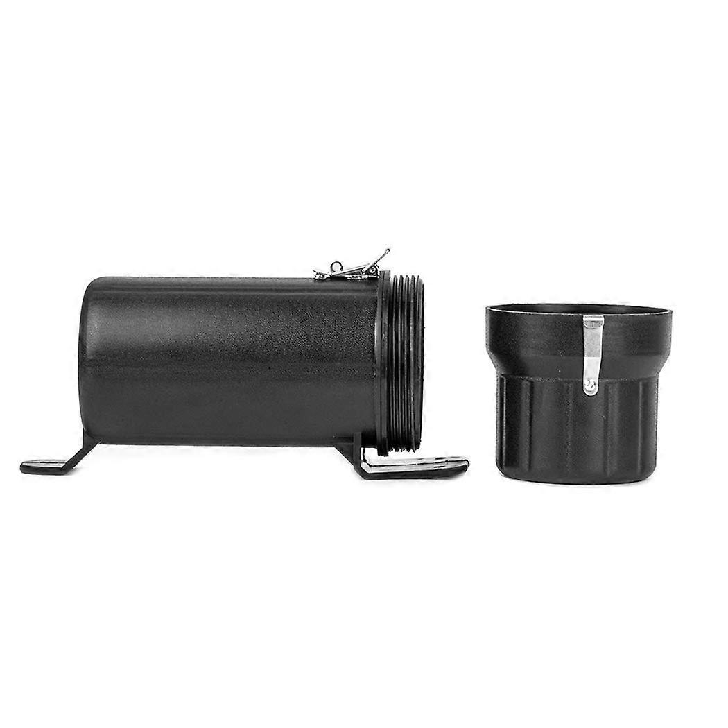 Motorcycle Off-Road Tool Tube Canister Storage Box with Antitheft Lock Ring - Universal 110MM Size Holder for Repair Documents