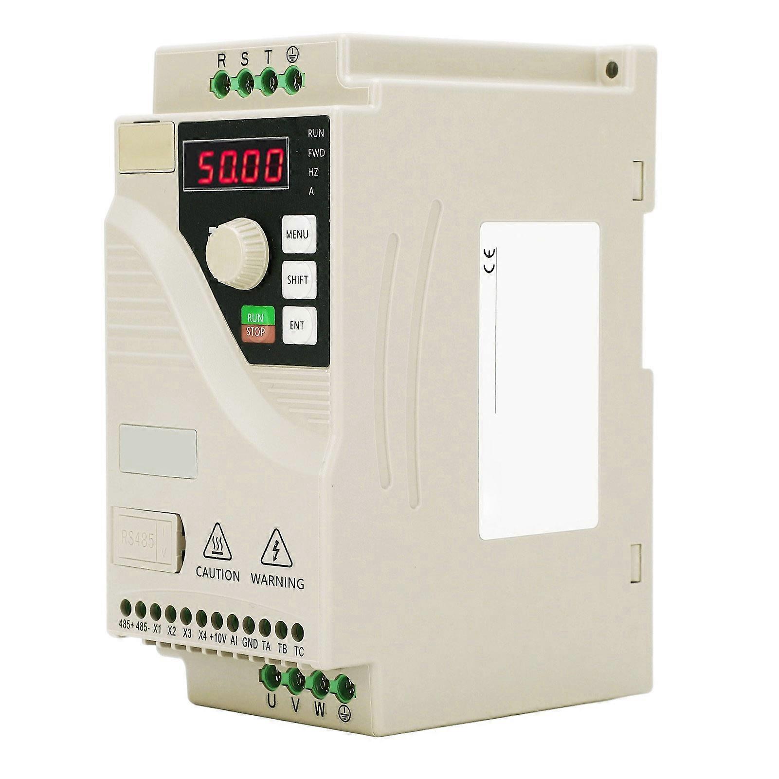 Variable Frequency Drive VFD AC 220V 0.75KW 1PH Input 3PH Output RS485 Communication