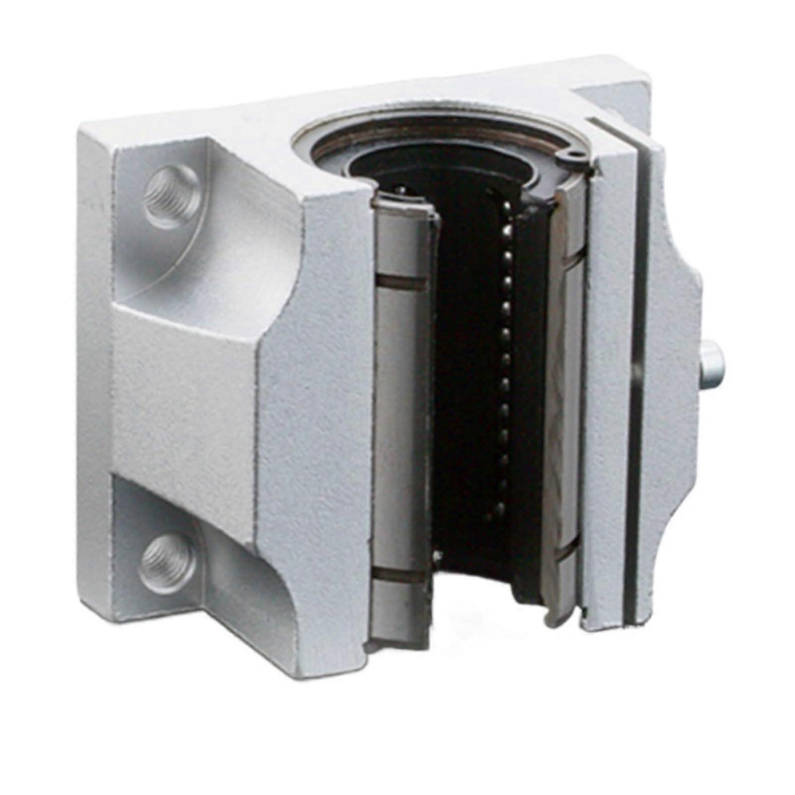 TBR25UU Aluminum Linear Bearing Slide Support Unit Solid Block for TBR25 25mm Linear Guide Rail