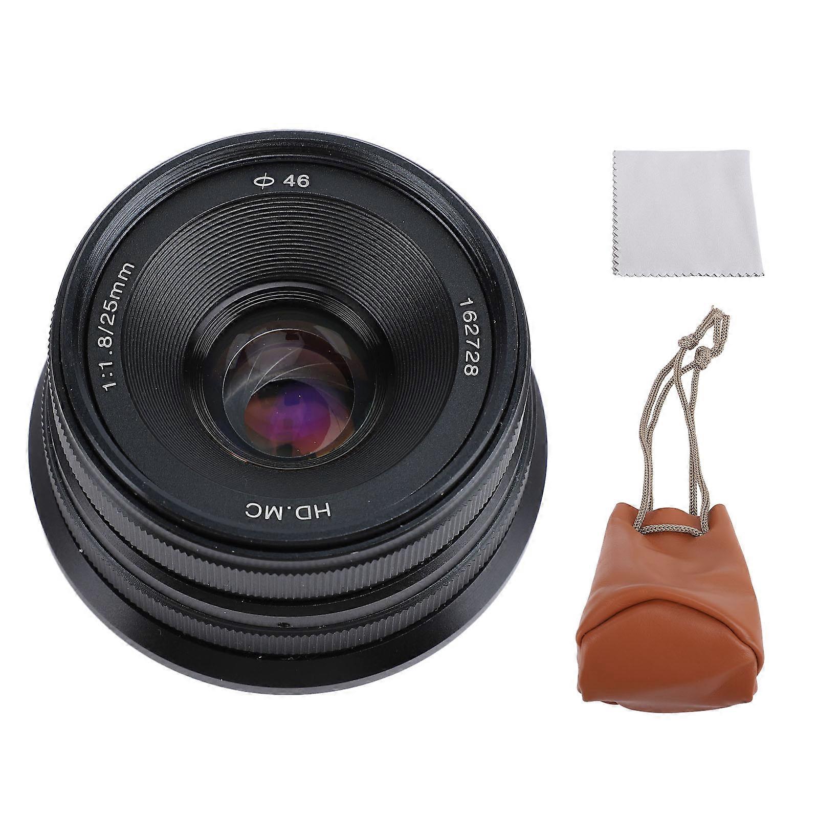 25mm F1.8 Prime Manual Lens for X-T1 - Large Aperture Fixed Focus Camera Lens