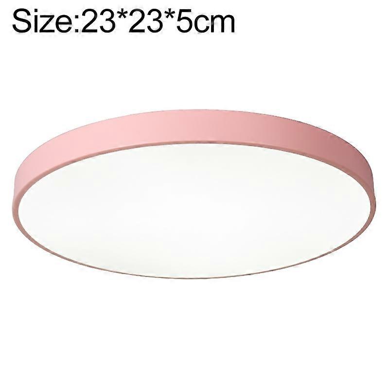 Macaron LED Round Ceiling Lamp, Stepless Dimming, Size:23cm