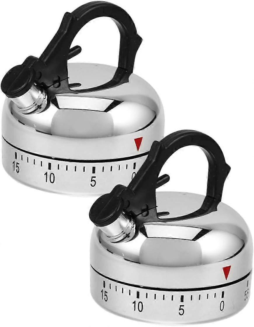 Pieces Simple Kitchen Timer Cooking Mechanic Manual Cooking Timer Cook Small Cooking Timers for Mechanical Timer Plastic External