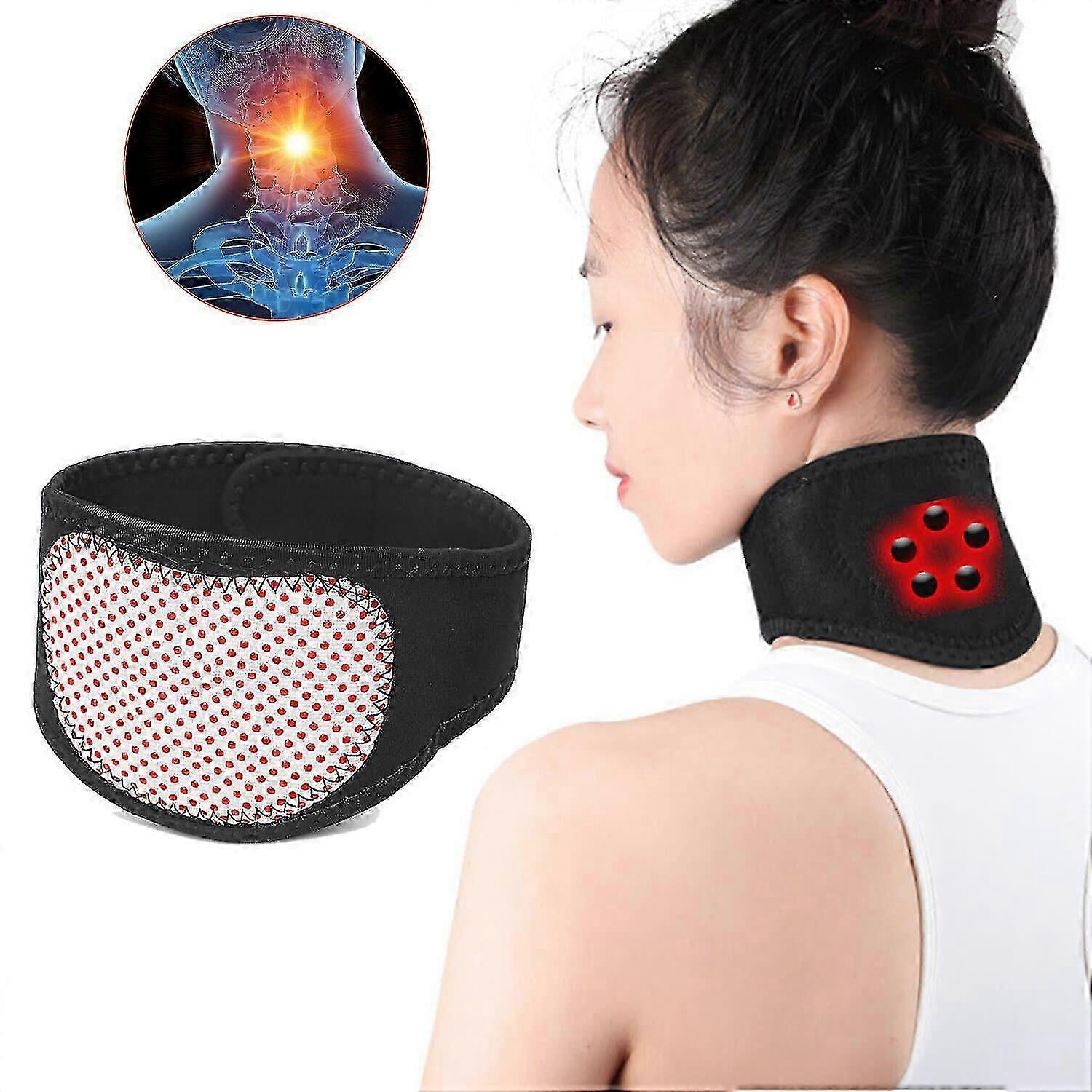 Magnetic Therapy Neck Pad with Self-Heating Function for Cervical Pain Relief