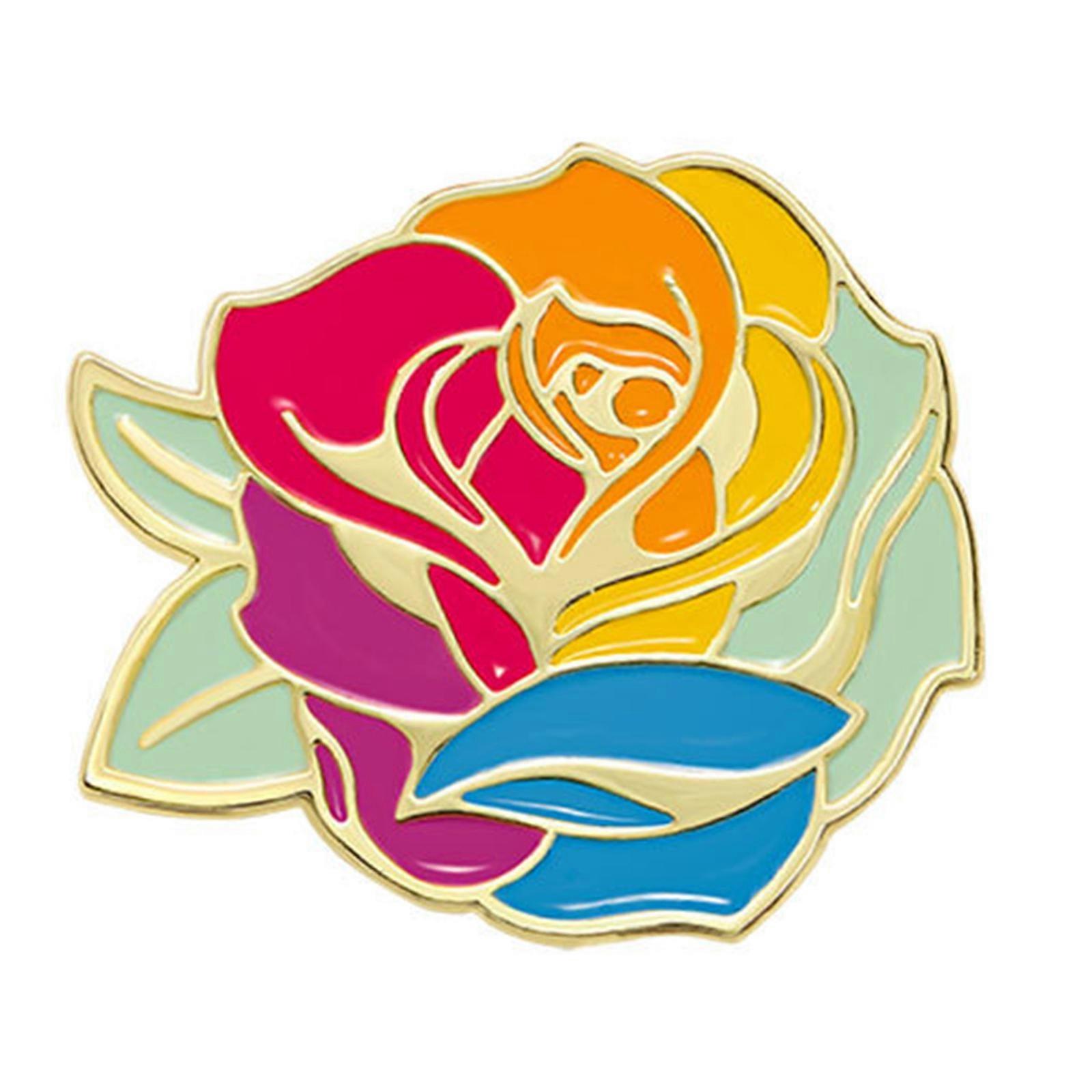Sophisticated Rose Lapel Pin in Sturdy Farbic Easy to Wear for Parties Supplies and Stage Performances Accessory