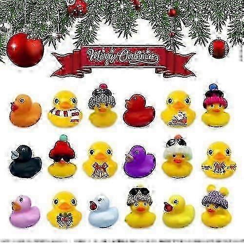 2024 Christmas Advent Calendar -rubber Ducks Advent Calendar 24pcs