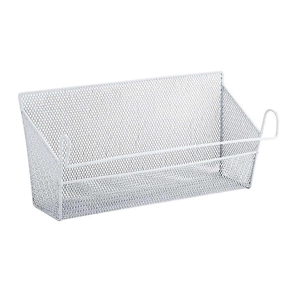 Storage Basket For Bedside Table Dorm Room Metal Hanging Desk Organizer Space Saving