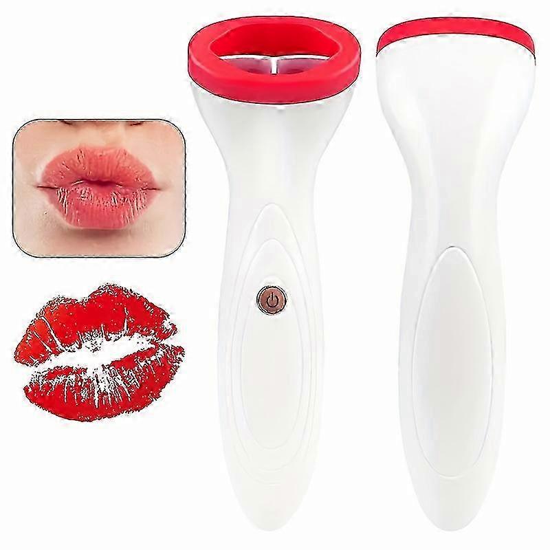 USB Rechargeable Vibrating Lip Plumper - Portable Beauty Enhancer