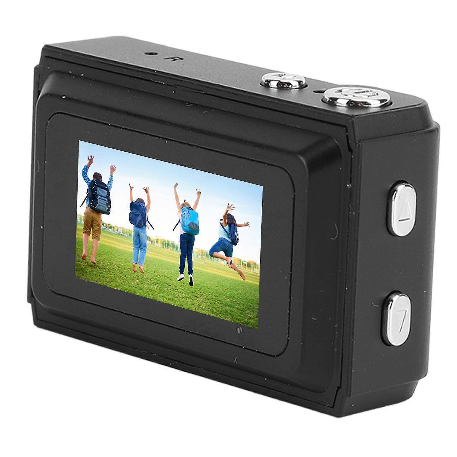 1080P Video Camera Compact Small Camera with 198 Degree Wide Angle Lens 15X Macro Lens Support Up to 128G CCD Camera for Travel 