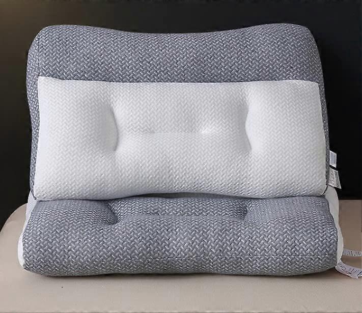Neck Pillow Height-Adjustable Memory Foam Ergonomic Neck Support Pillow With Washable Pillow Case
