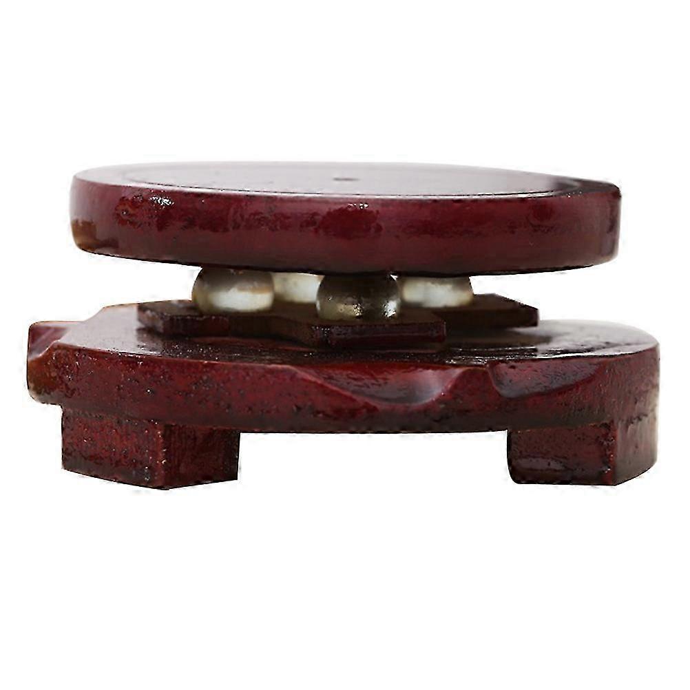 Round Small Storage Base Rotatable Storage Pedestal Mini Desk Adornment Display Base