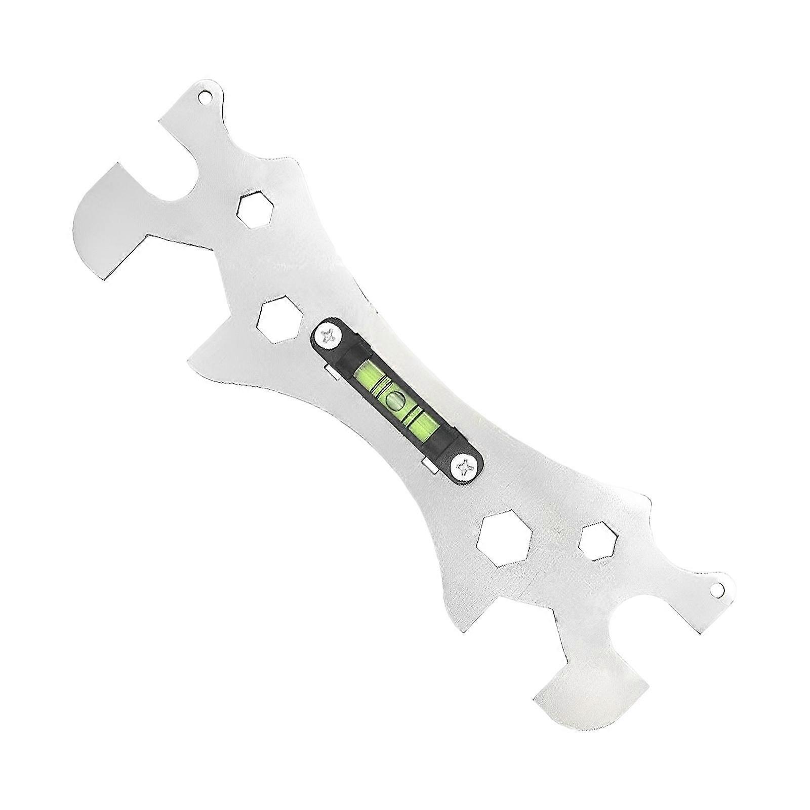Level Wrench Curved Angle Shower Wrench Tool for Maintenance Pipe Alignment