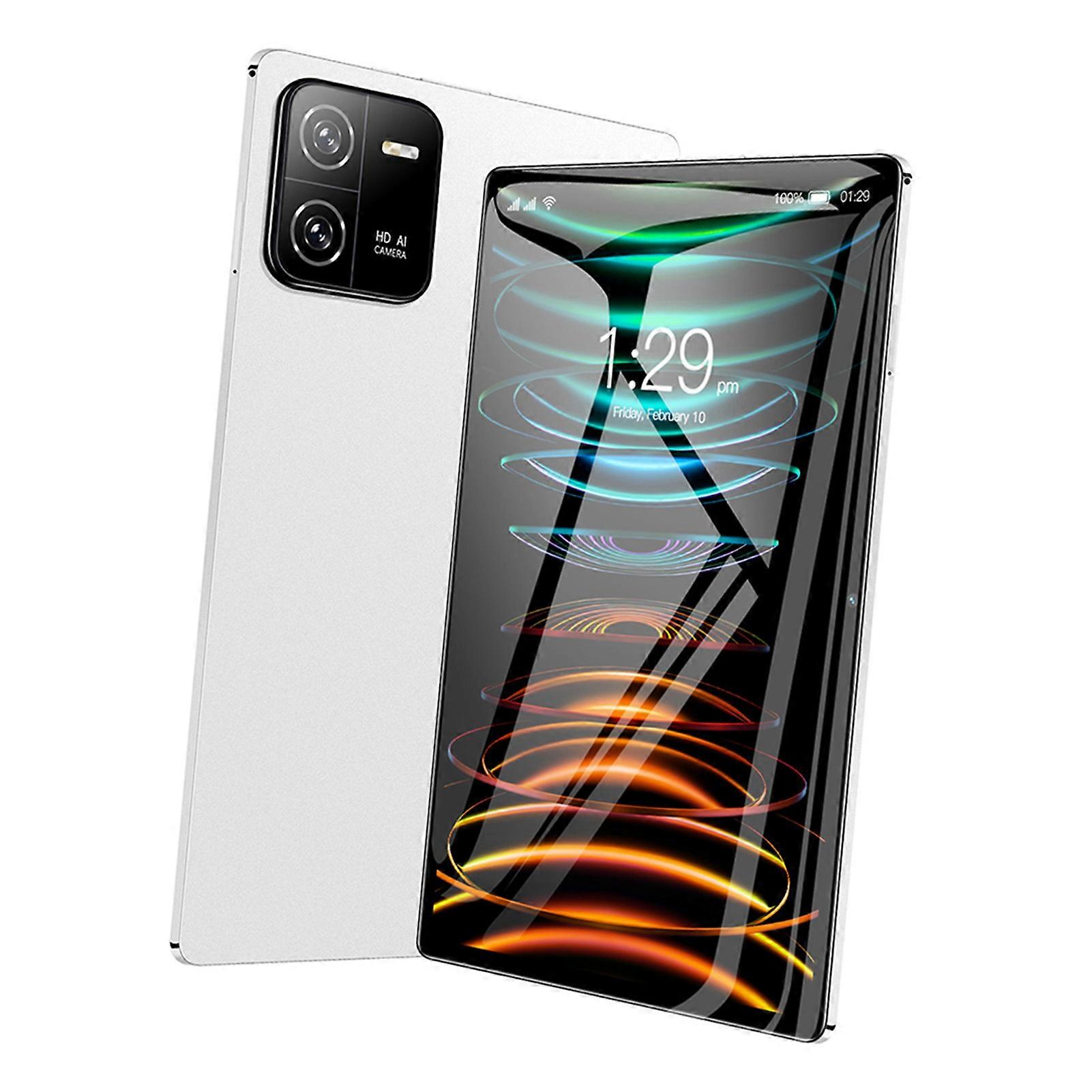 10,1" Android 13 Tablett 12GB RAM 512GB ROM Silvergrå 5G