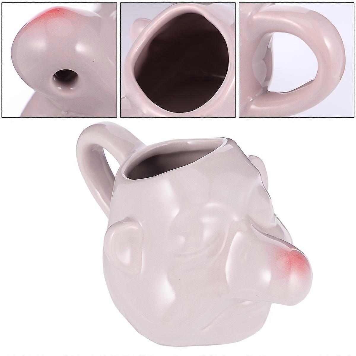 Ceramic Egg Separator Divider White Yolk Extractor Funny Dwarf Design Kitchen Gadget for Cooking