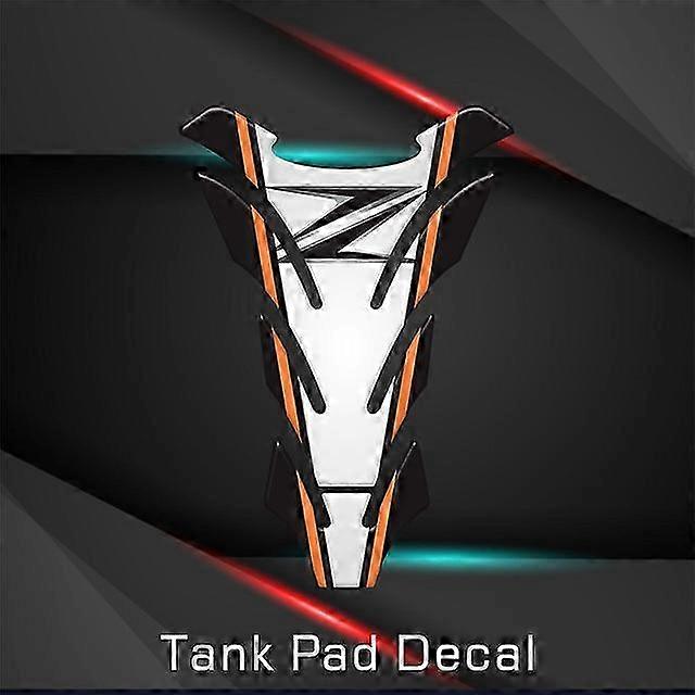 Motorcycle 3D Decal Gas Tank Pad Protector Sticker Fish Bone Design Compatible with Z900 Z800 Z750 Z650 Z300 Z250 Z125 Z1000 Z400 Z1000SX Mo