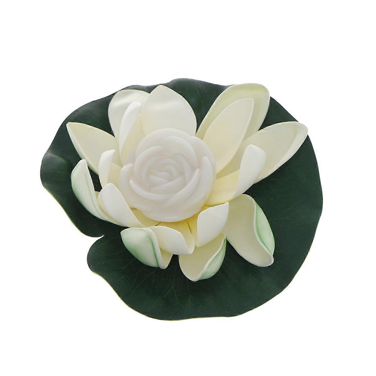 Led Lotus Floating Lights Floating Pool Light For Phone Prop 18cm 1Pcs
