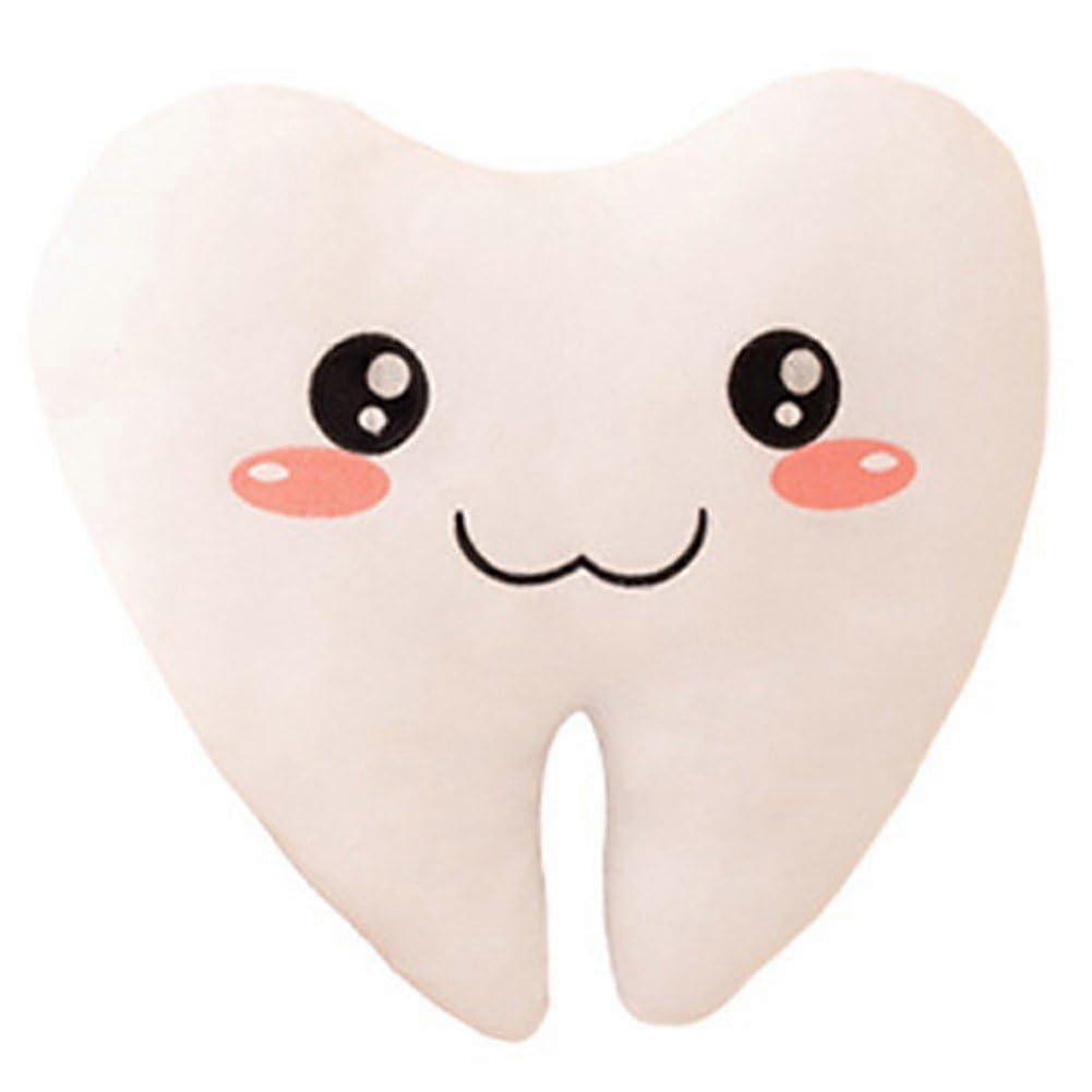 Plush Tooth Pillow, Filled Tooth Pillow, Simulation Tooth Plush Cushion, Plush Sleeping Pillow For Home Decoration As Shown
