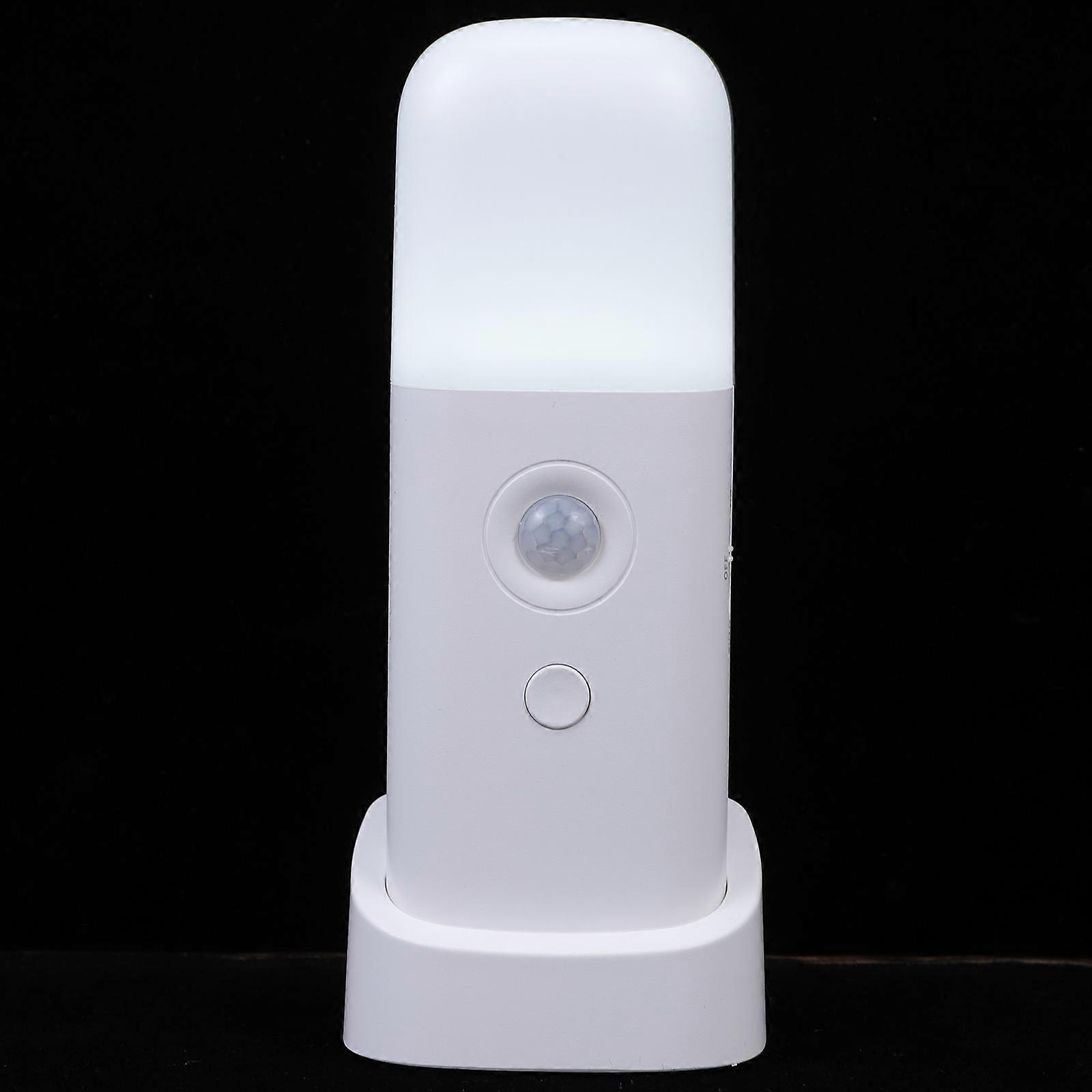 Indoor Sensing Light Compact Structure Body Sensing Night Light No Wiring Required Space-saving ABS Material 1Set