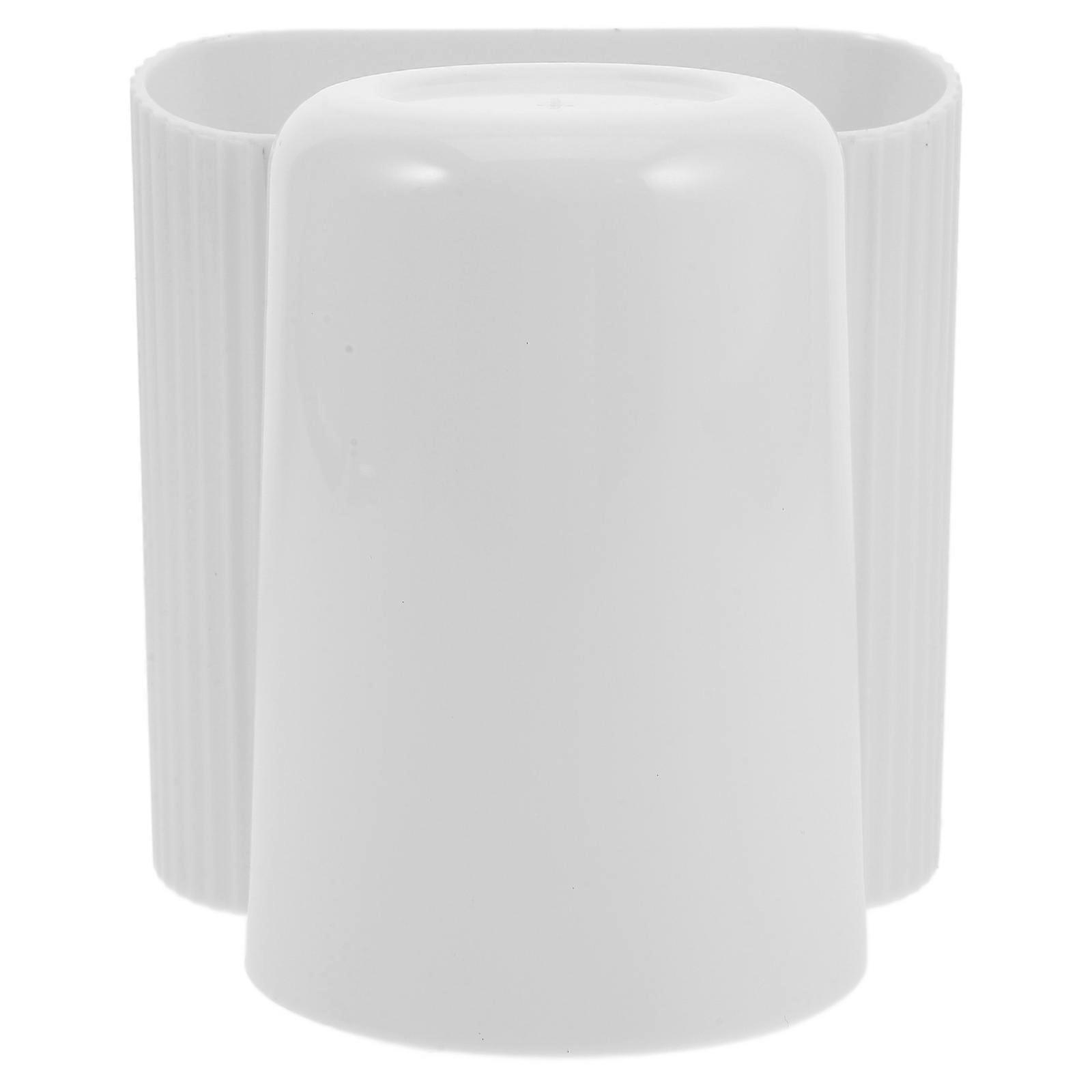 Wall Mounted Toothbrush Holders For Bathrooms Toothpaste And Toothbrush Holder Space Saving Compact 1Set