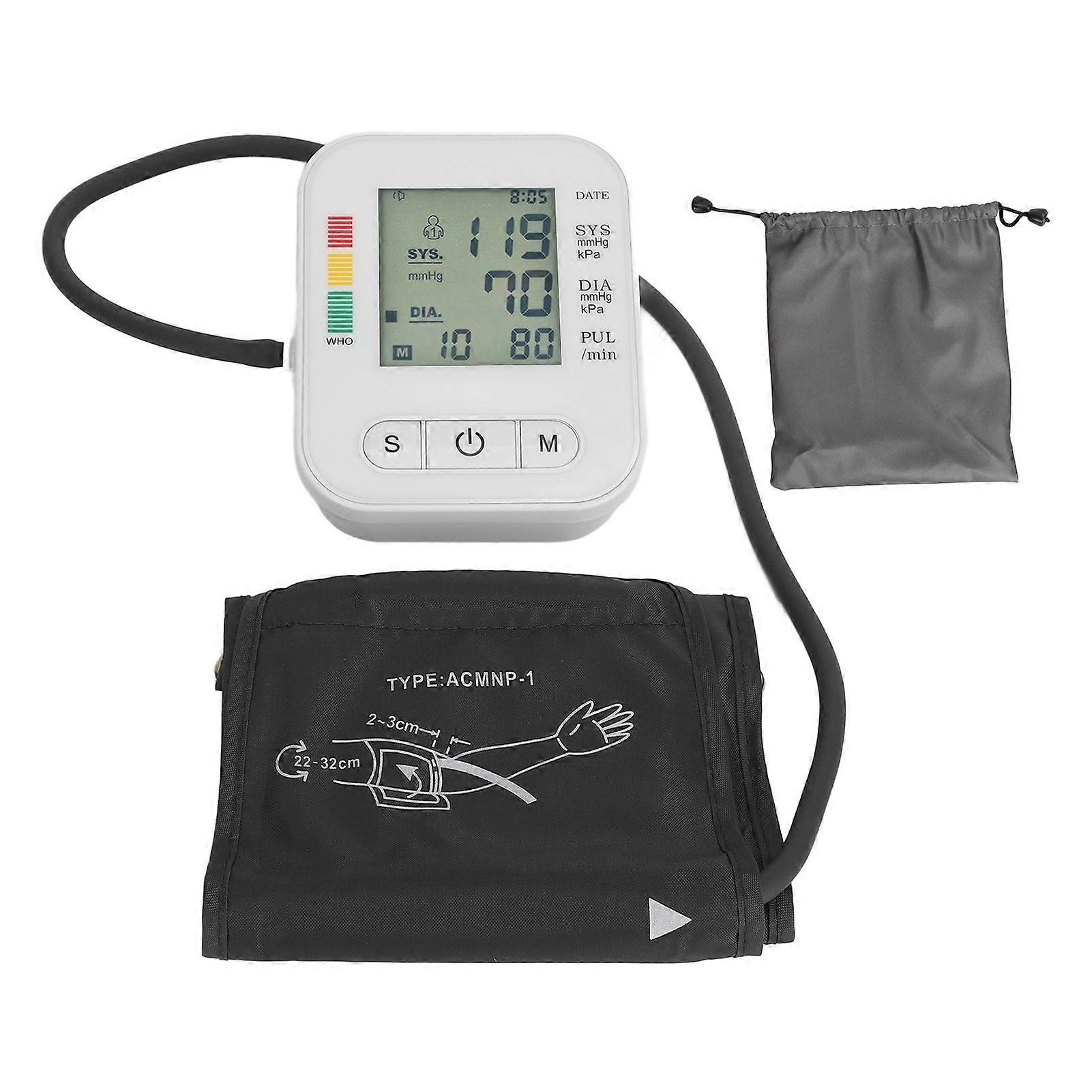 2025 Latest Model Upper Arm Blood Pressure Monitor Large LCD Display Highly Ac...