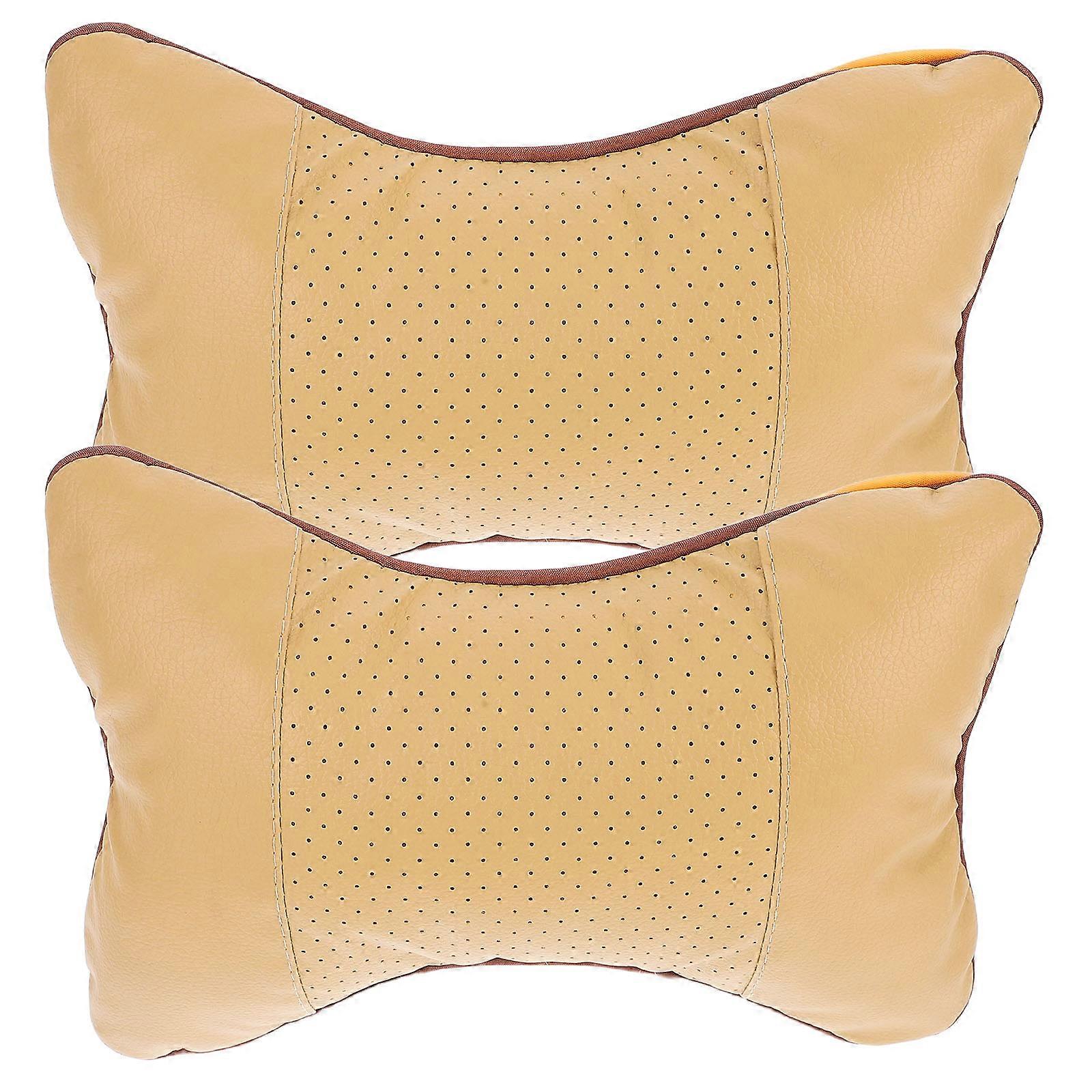 Neck Pillow Car Neck Pillow Driving Universal Design Acrylic 2Pcs