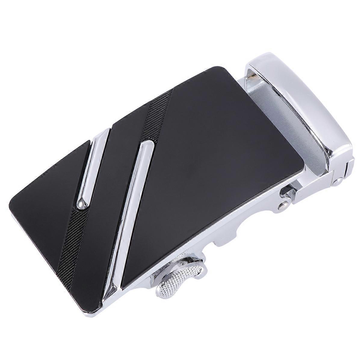 Mens Belt With Buckle Automatic Buckle Durable Easy To Assemble And Disassemble For 3.5cm Wide Belt 1Pcs