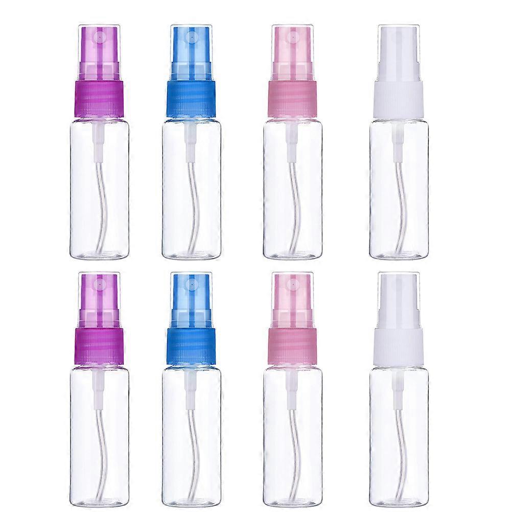Moisturizer Bottle Travel 8Pcs 15ml Transparent Squeezable Dispensers Reusable Shampoo Body Lotion Containers Assorted Color